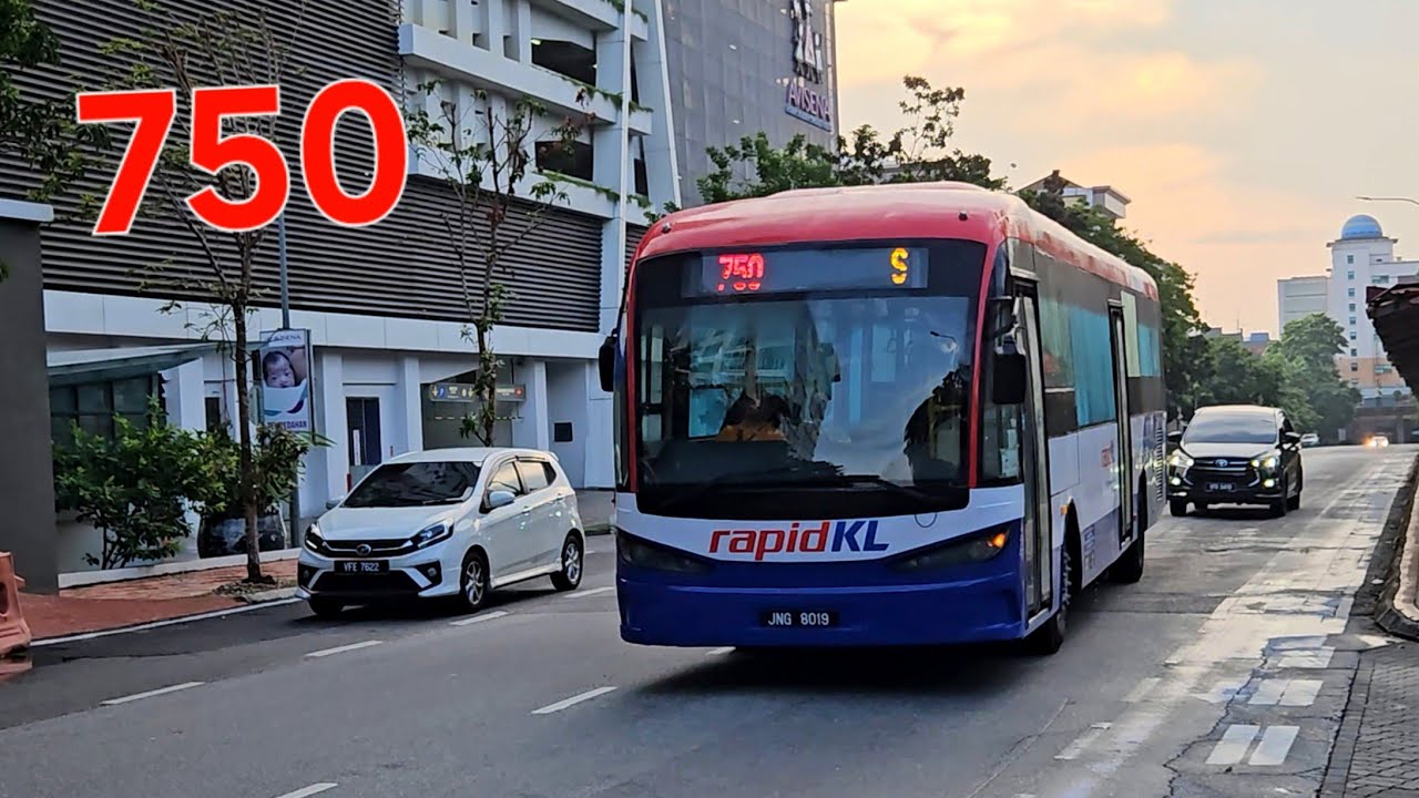 JNG8019 - RapidKL Bus Service 750 (Sksbus SA12-300) Ci09 ZF