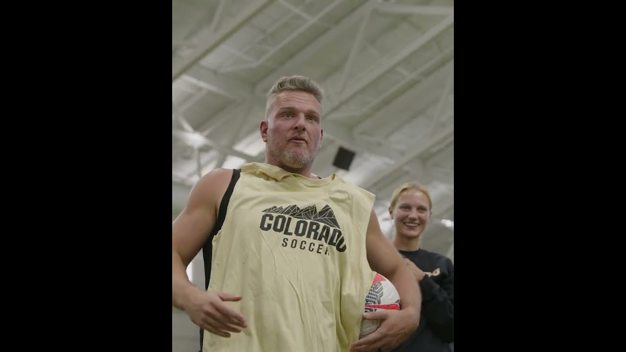 Pat McAfee didn't back down from the Colorado Women's soccer teams challenge 🙌