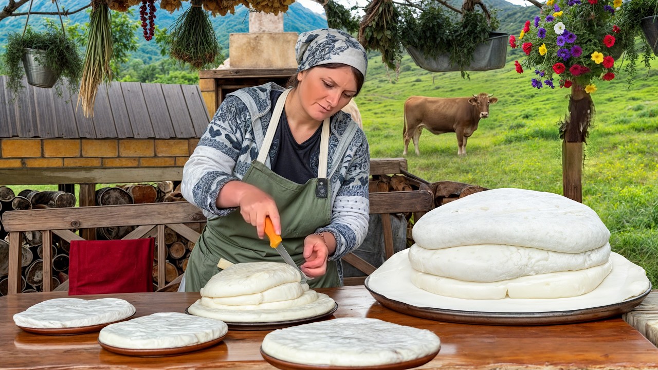 From Fresh Milk to Homemade Cheese and Khachapuri