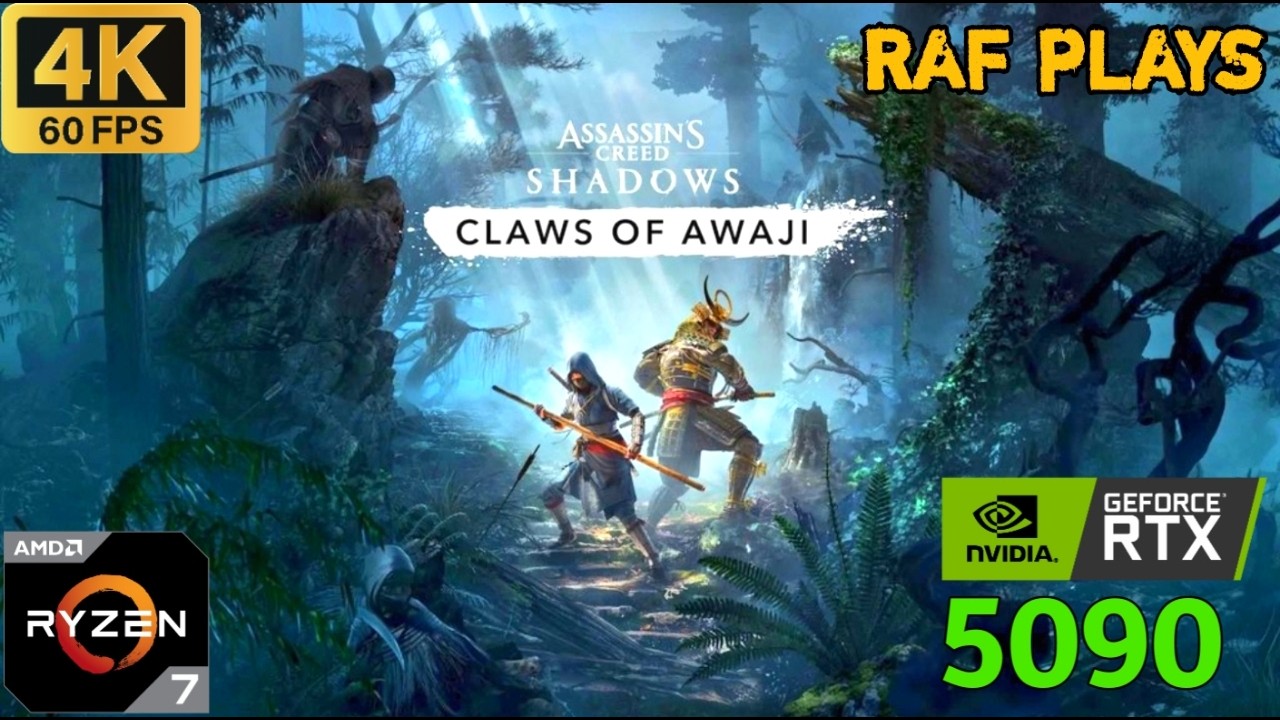 🔴 Assassins Creed Shadows Claws DLC - RTX 5090