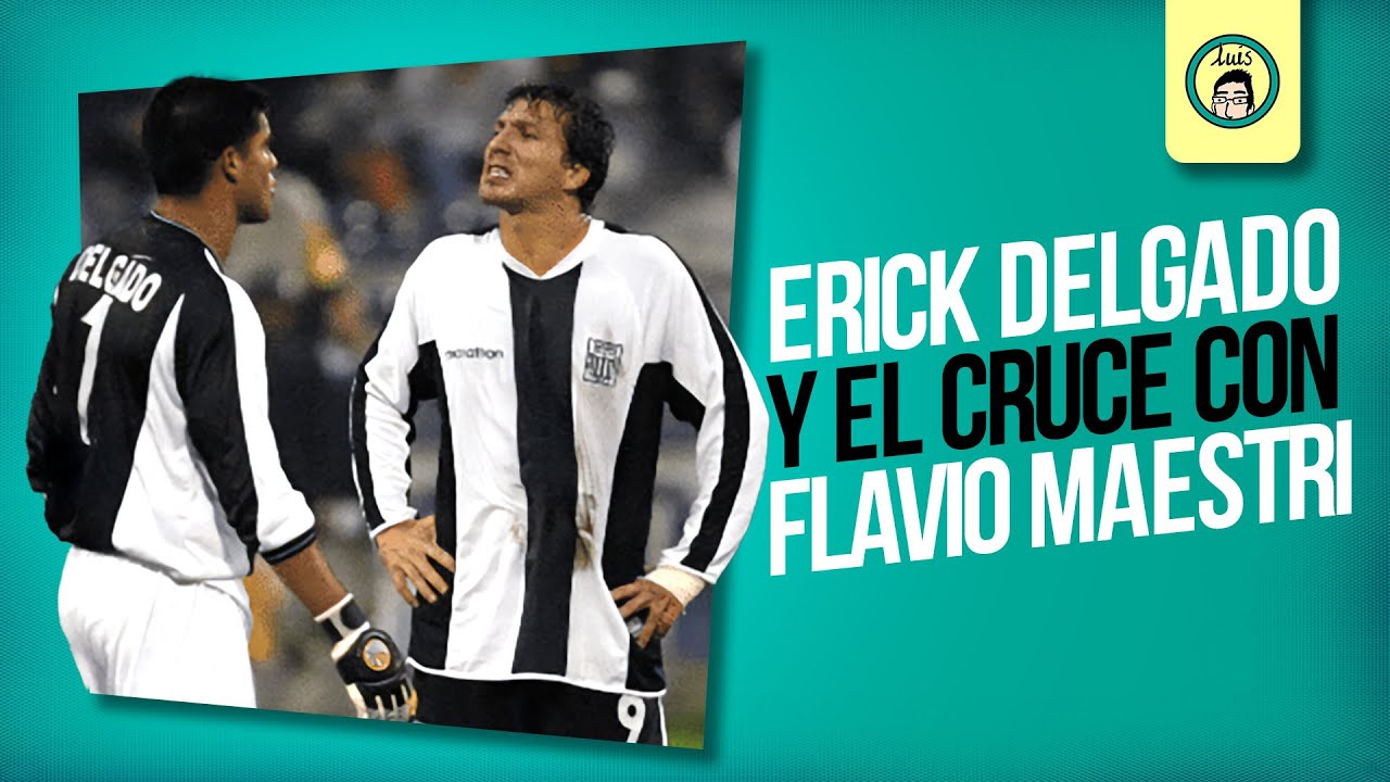 Erick Delgado y el recordado cruce con Flavio Maestri en un Alianza vs. Cristal | albto