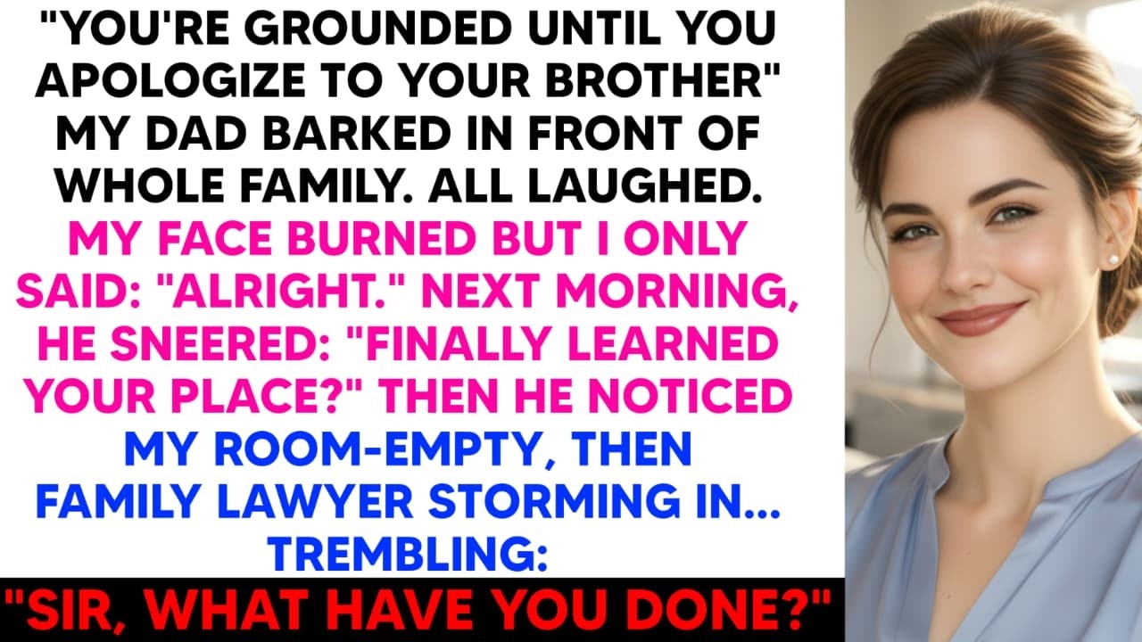 My Dad Grounded Me In Front Of 30 Relatives—Then His Lawyer Walked In With The Truth...?