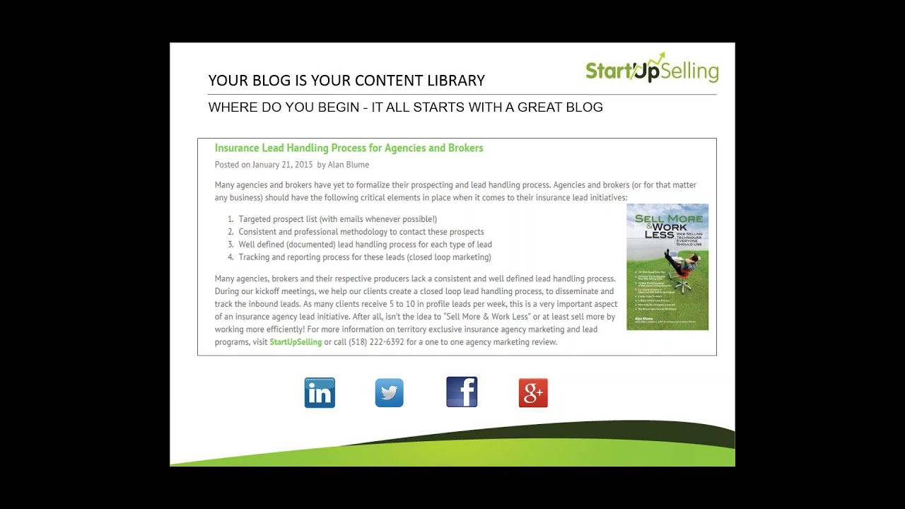 Niche Marketing Plans for Insurance Agencies &  Wholesale Brokers - Recorded Webinar