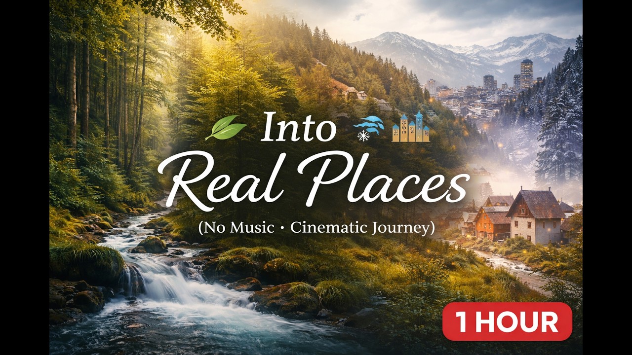 🌍 Into Real Places &mdash; A Cinematic Journey of Nature, Cities & Silence 🌿🌬️🏙️❄️