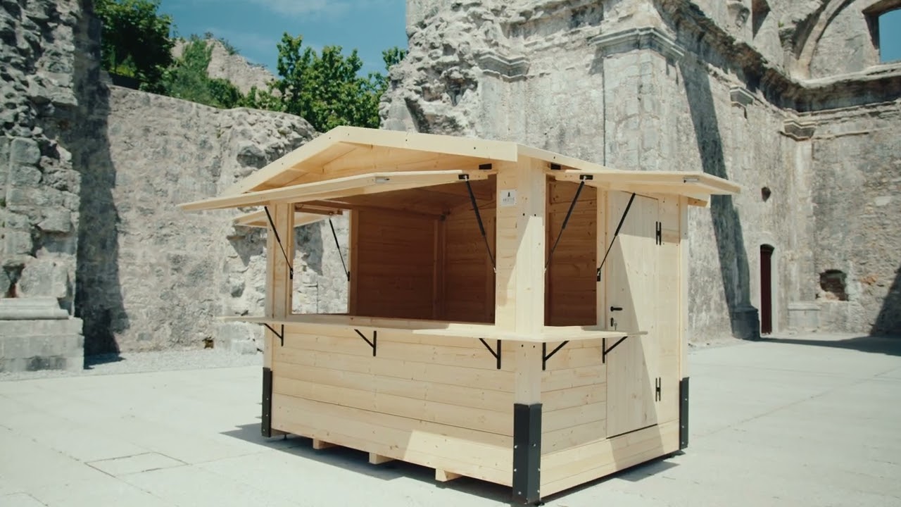 Arctic Wooden Foldable Chalets – Assembly & Functionality
