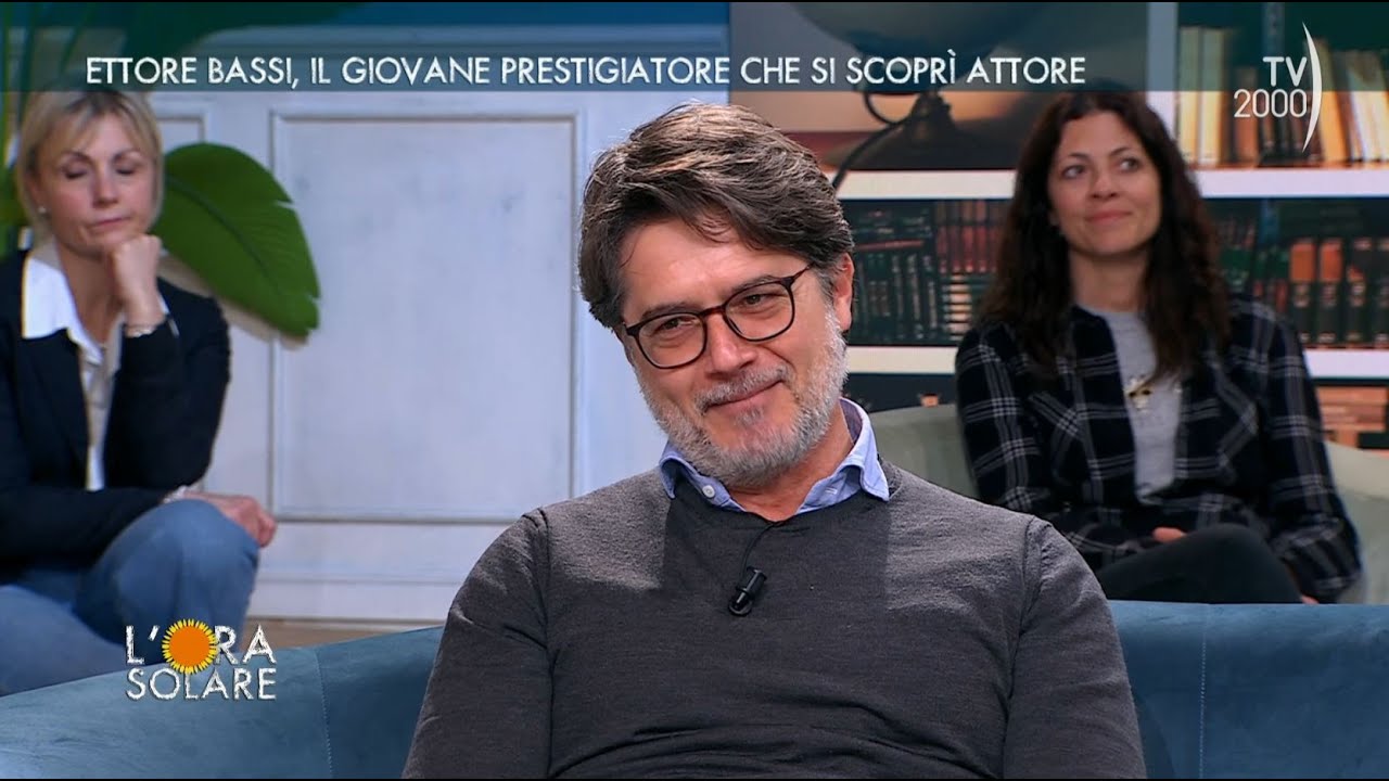 L'Ora Solare (TV2000) Ettore Bassi, il giovane prestigiatore chi si scoprì attore