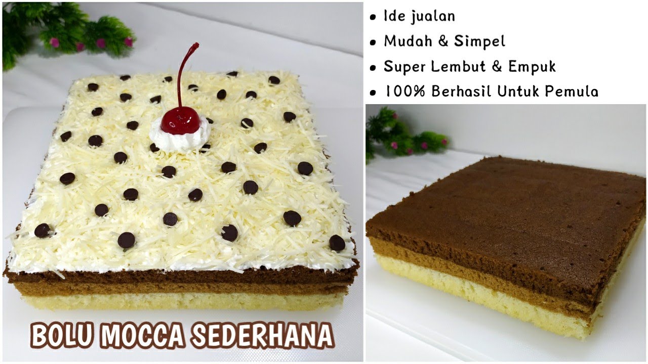 SERIUSAN ENAKNYA_Hanya Dengan Bahan Sederhana Hasil Istimewa👌(100% Berhasil Untuk Pemula) BOLU MOCCA