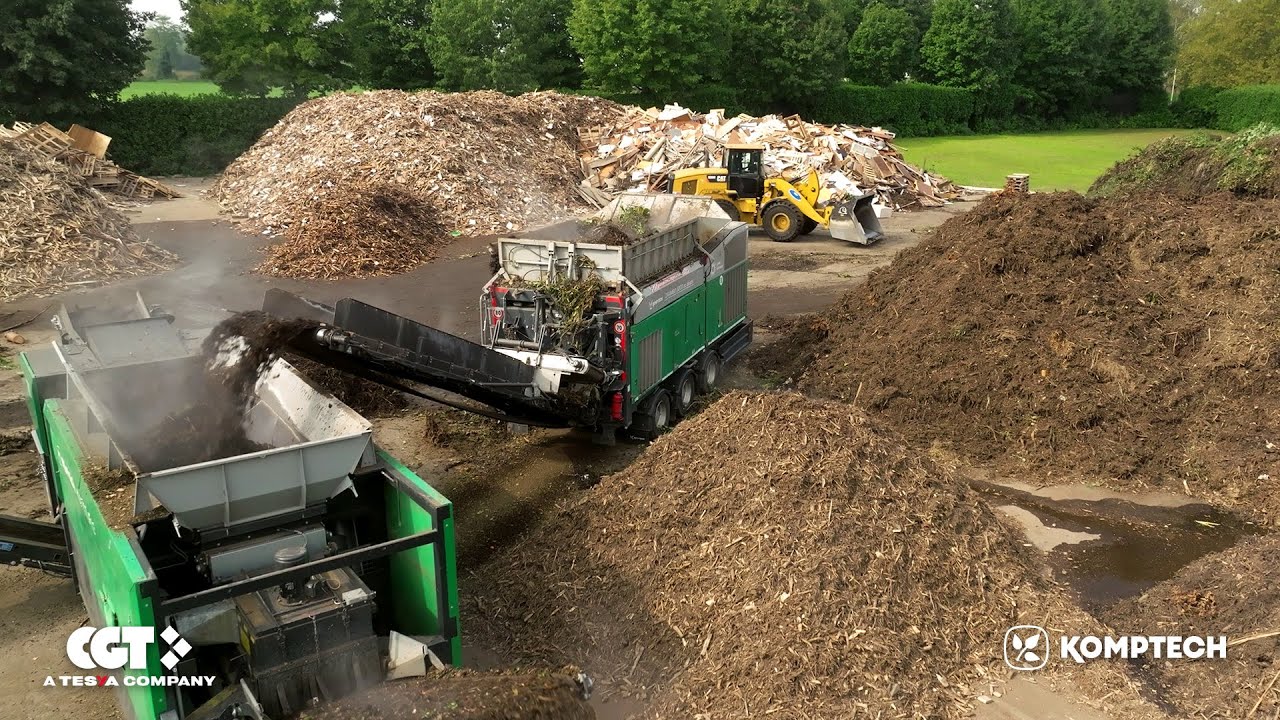 Italconcimi sceglie Komptech e CGT per il trattamento delle biomasse verdi e legnose