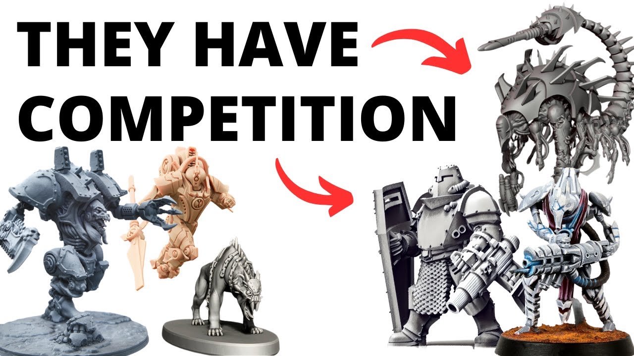 Example 3D Printed Proxy Armies for all Your Grimdark Wargame Factions