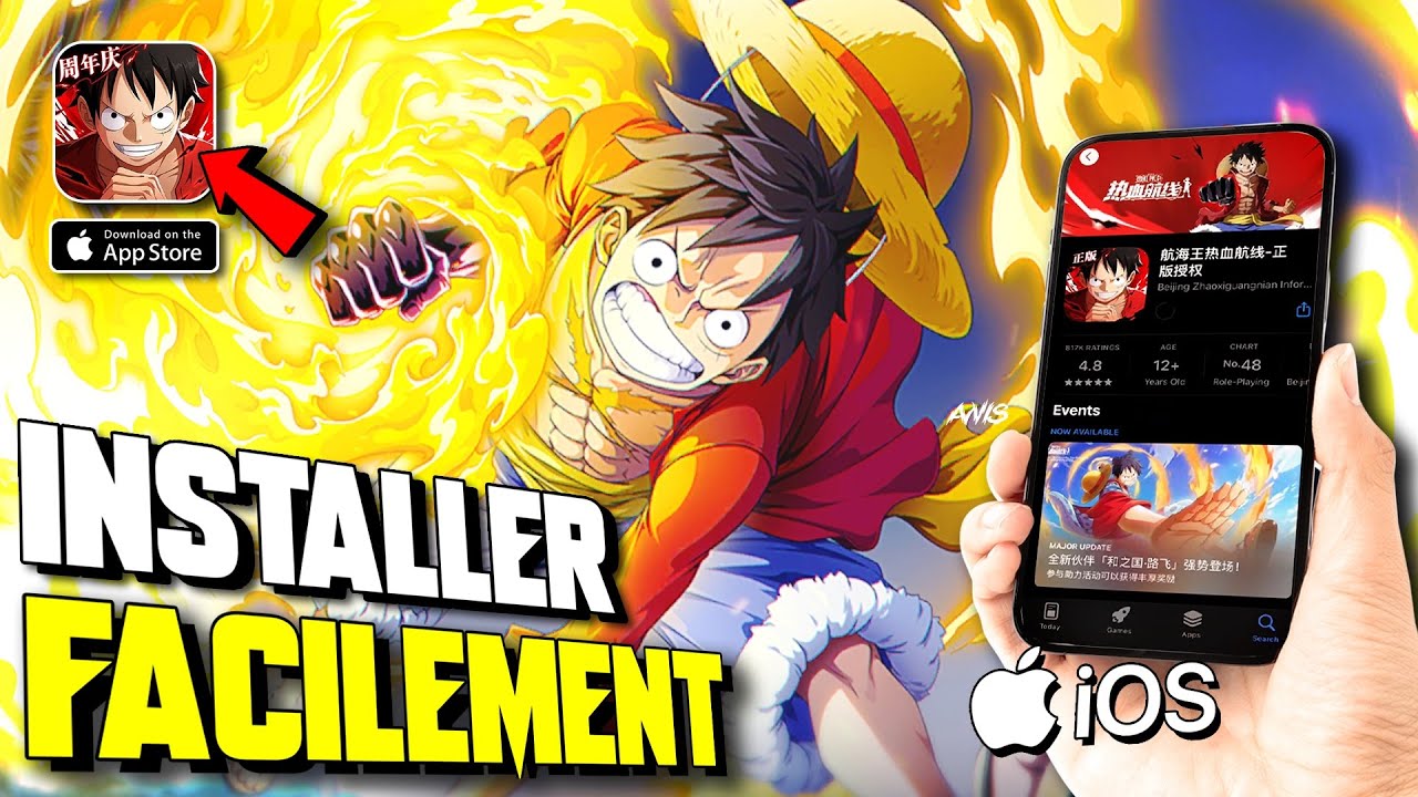 INSTALLER ONE PIECE FIGHTING PATH SUR iOS FACILEMENT & RAPIDEMENT [SANS PROBLÈME D'ID]