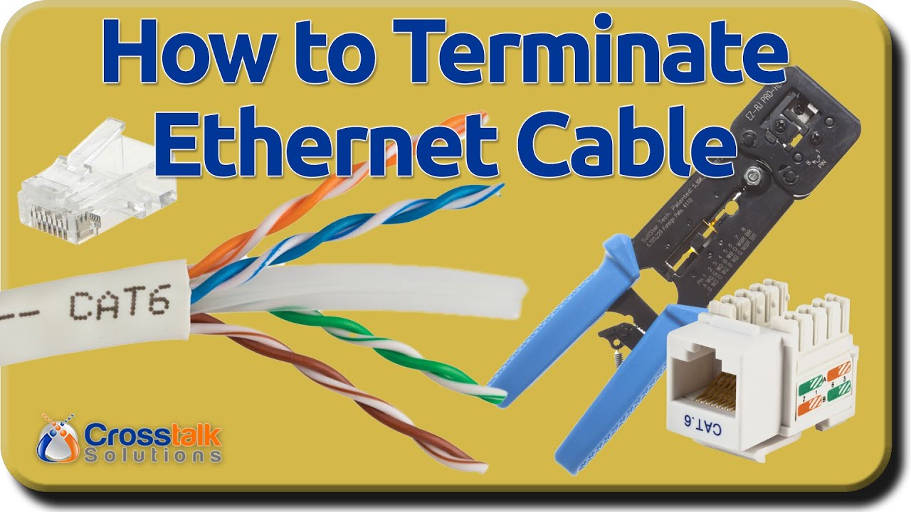 How to Terminate Ethernet Cables