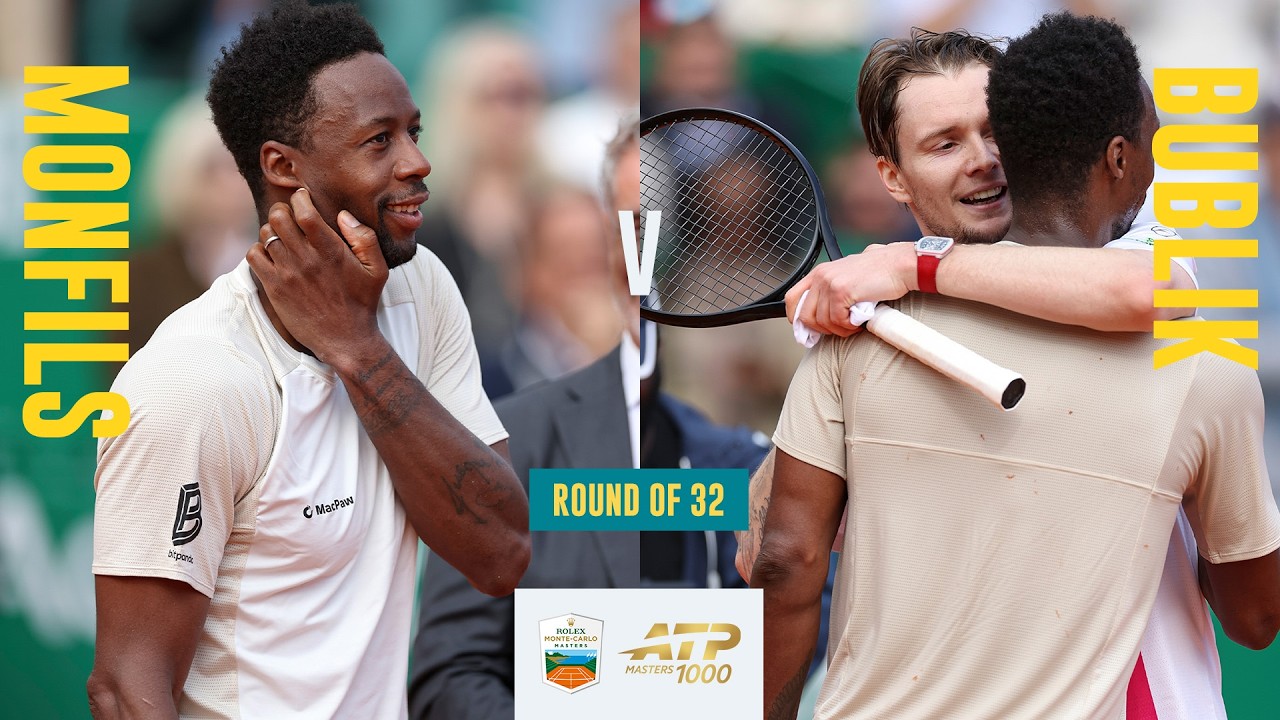 Gael Monfils vs Alexander Bublik Match Highlights 🥹 | Rolex Monte-Carlo Masters 2026