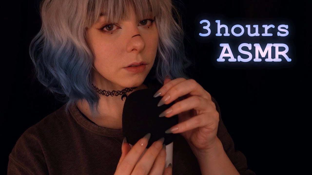ASMR | 3 HOURS slow Mic Scratching & 