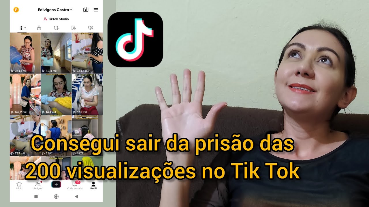 Como sair da prisão das 200 visualizações no Tik Tok com uma simples dica.