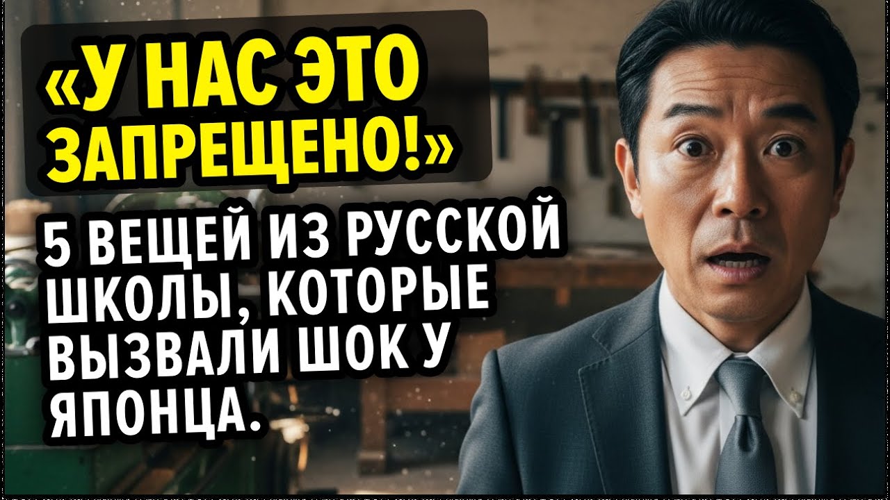 7 причин, почему богатый японец ЗАВИДУЕТ обычным русским школьникам.
