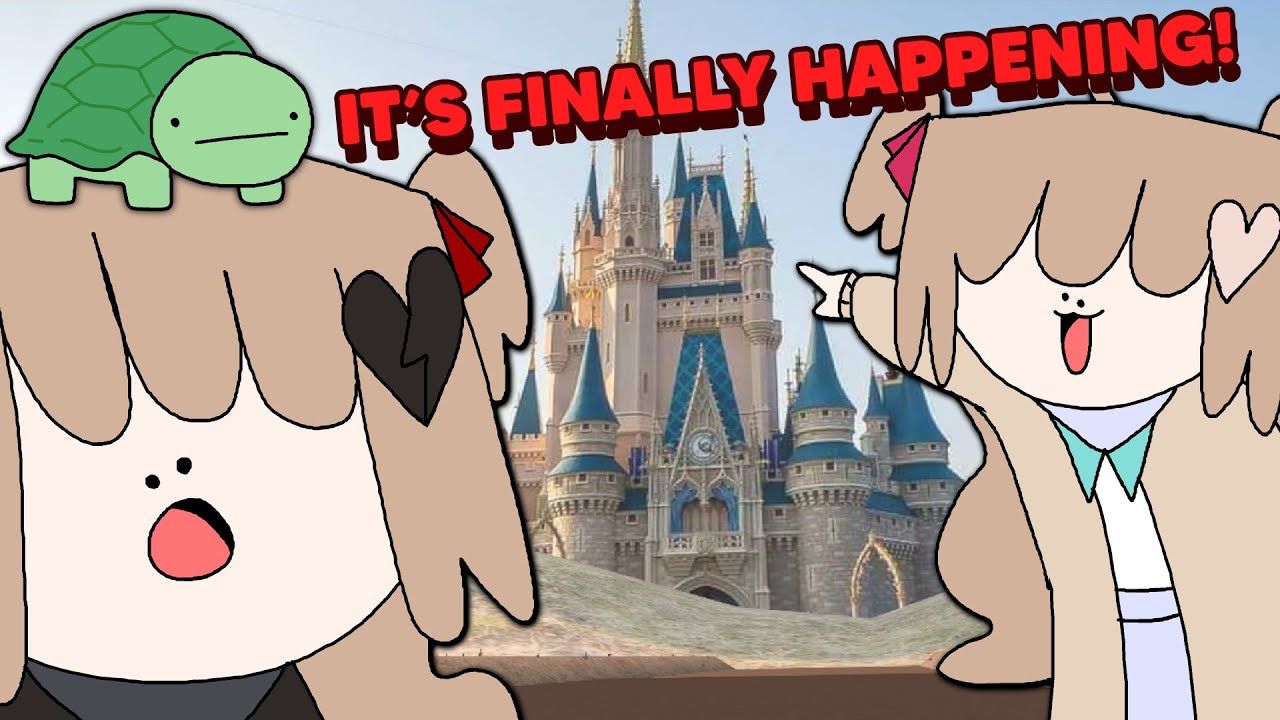 The Twins Make it to DISNEYLAND [Animation]