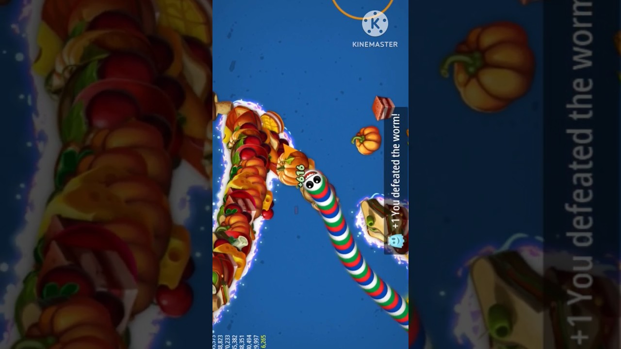 WORMS ZONE  MY NEW SKIN #worms @srgaming.111