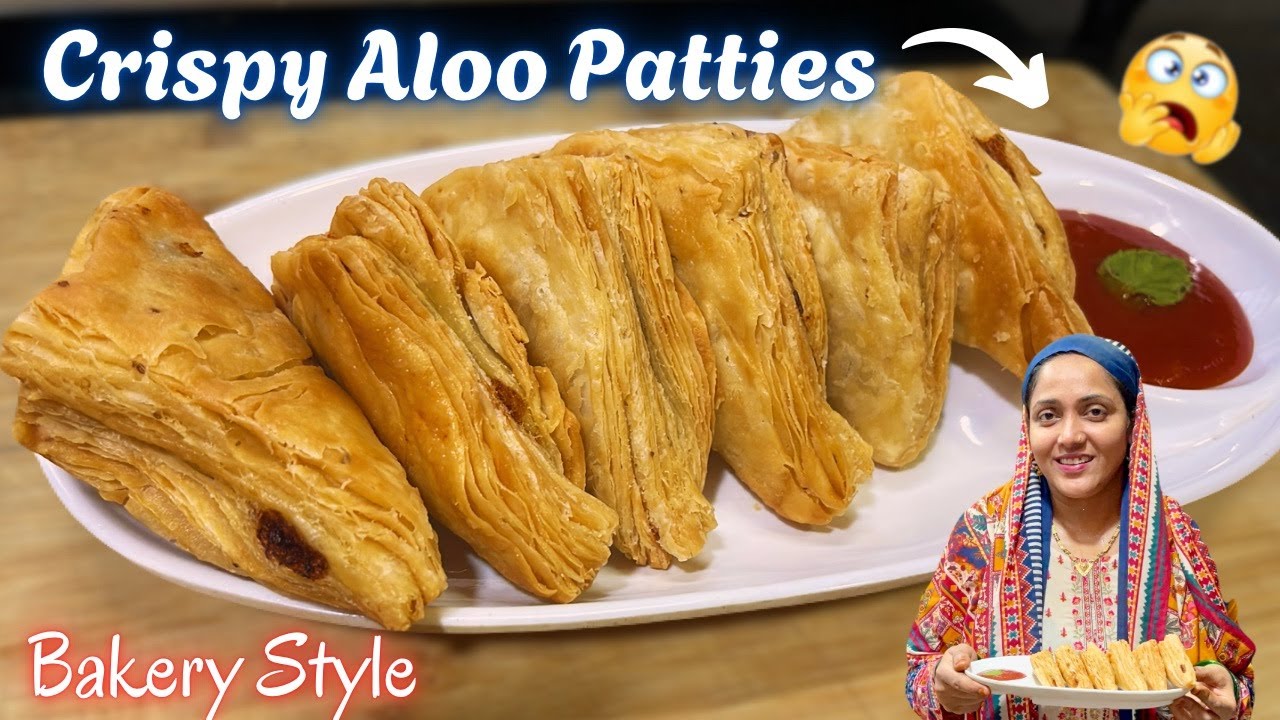 Crispy Aloo Stuffed Patties | Bakery Style | कुरकुरी आलू पैटीज़ | {AFREEN DASTARKHWAN} Vlog 2025