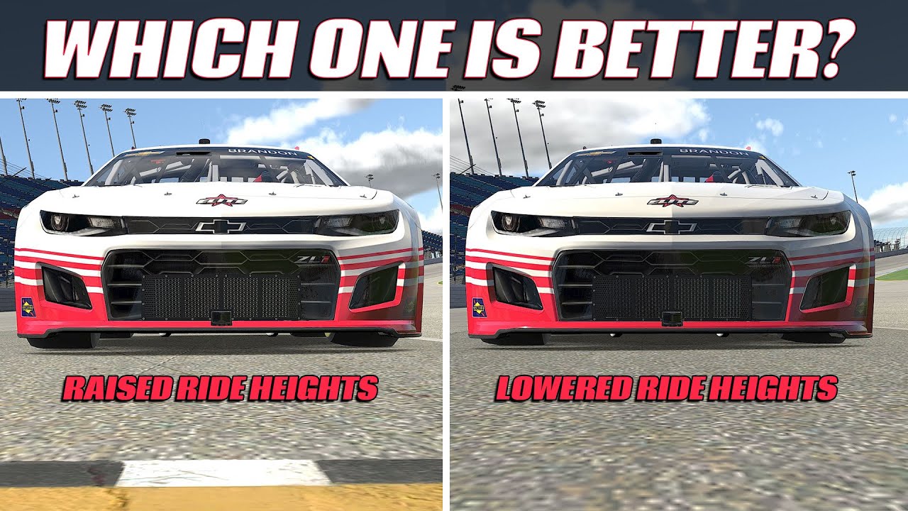How To Maximize Speed and Downforce By Optimizing the Ride Heights on the Next Gen Cup Car