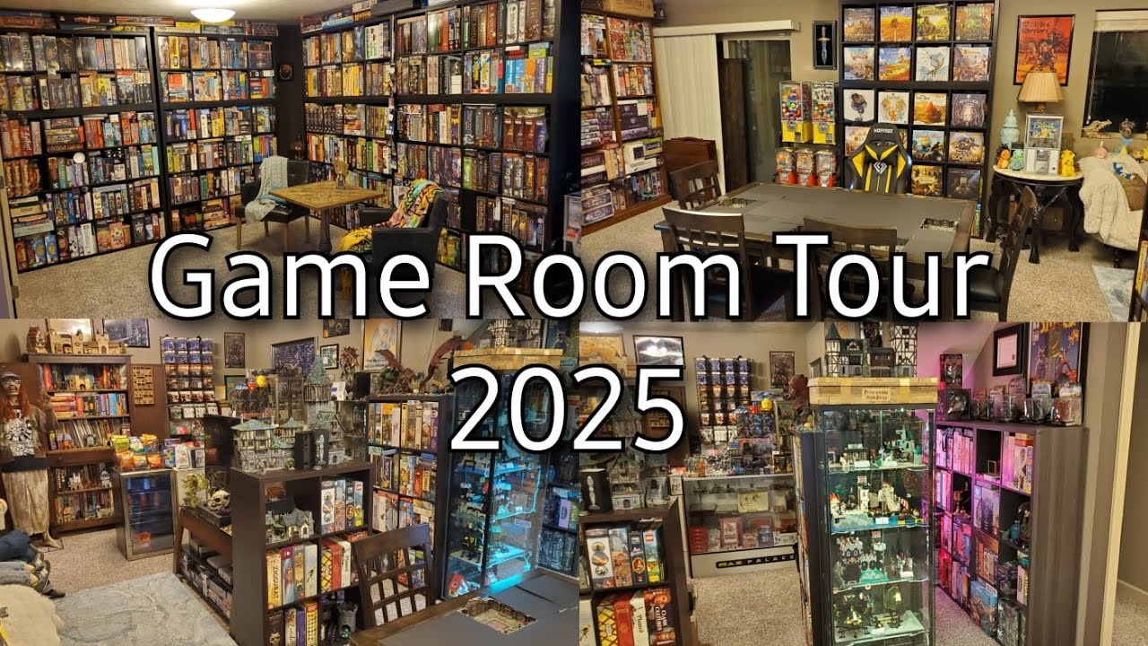 Tabletop Game Room Tour 2025