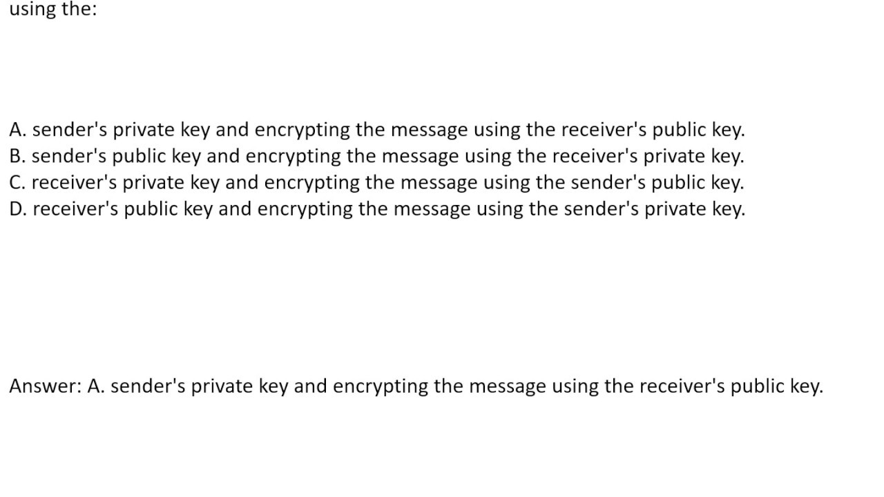 CISA Exam - Question 10