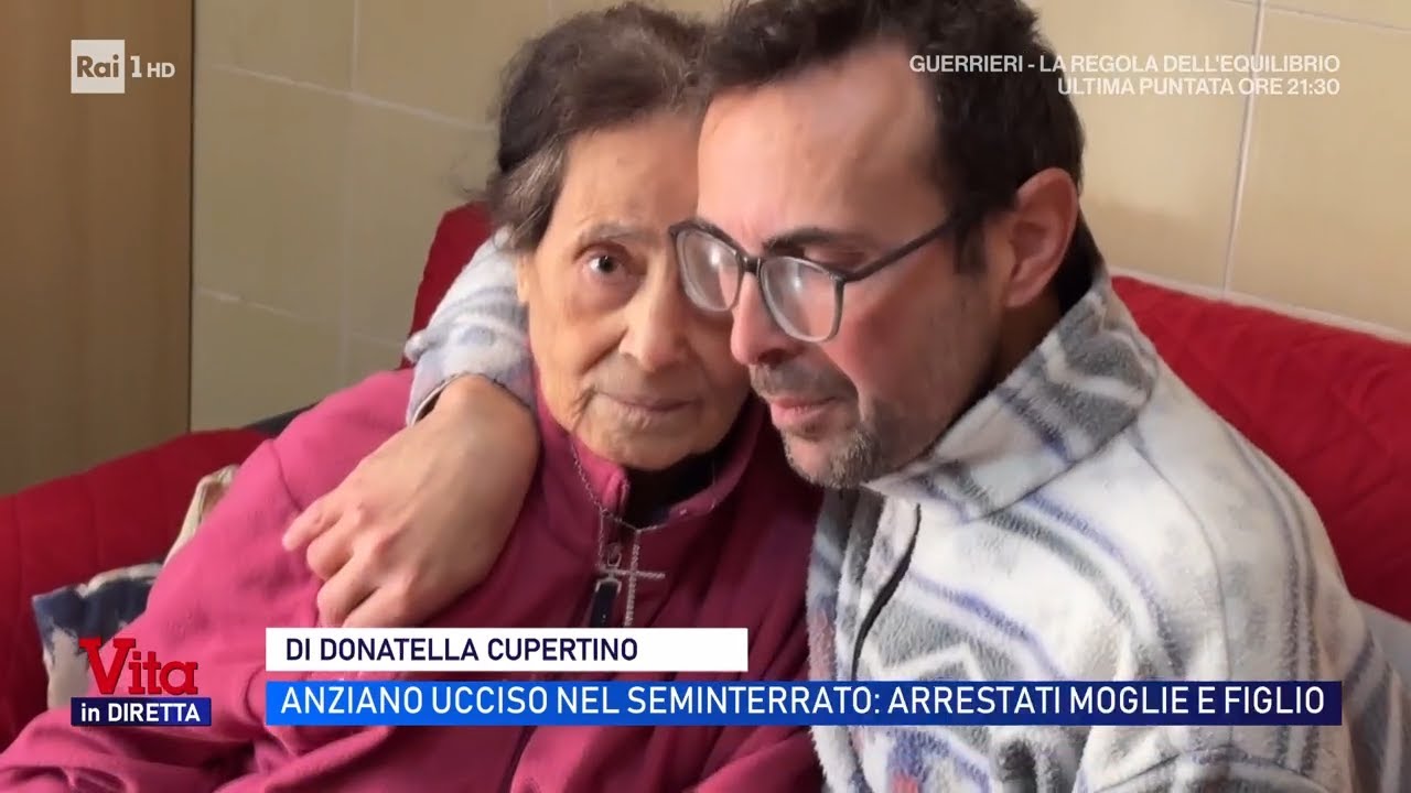 Anziano ucciso nel seminterrato: arresati moglie e figlio - Vita in diretta 30/03/2026