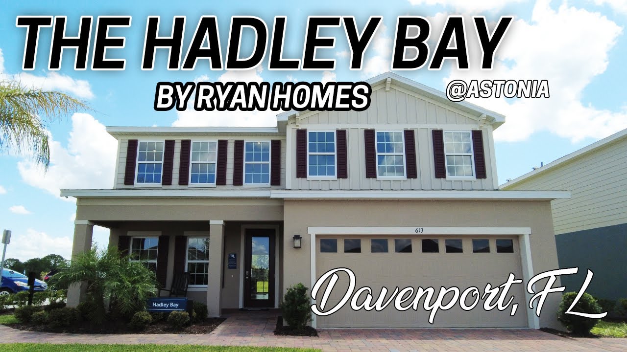 Davenport, FL | Ryan Homes | Hadley Bay Floor Plan | 2,748 sq ft | Astonia 