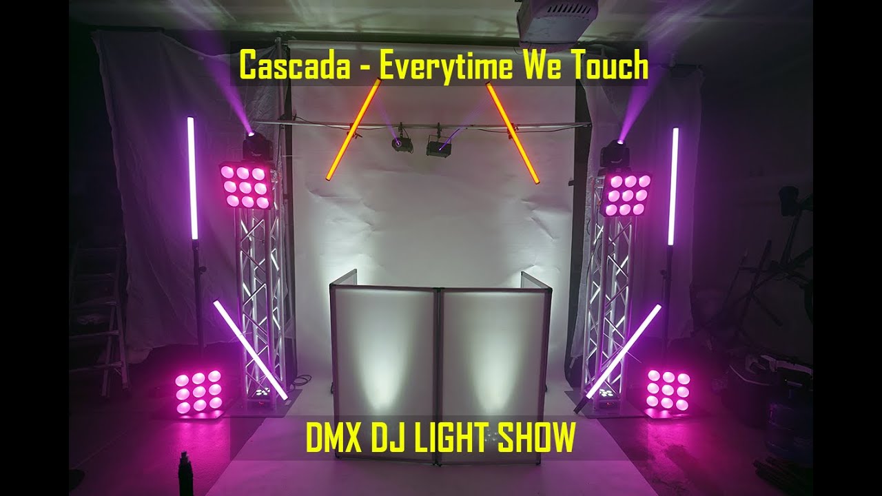 Valentine's DMX Mobile DJ LIGHT SHOW | Cascada - Everytime We Touch