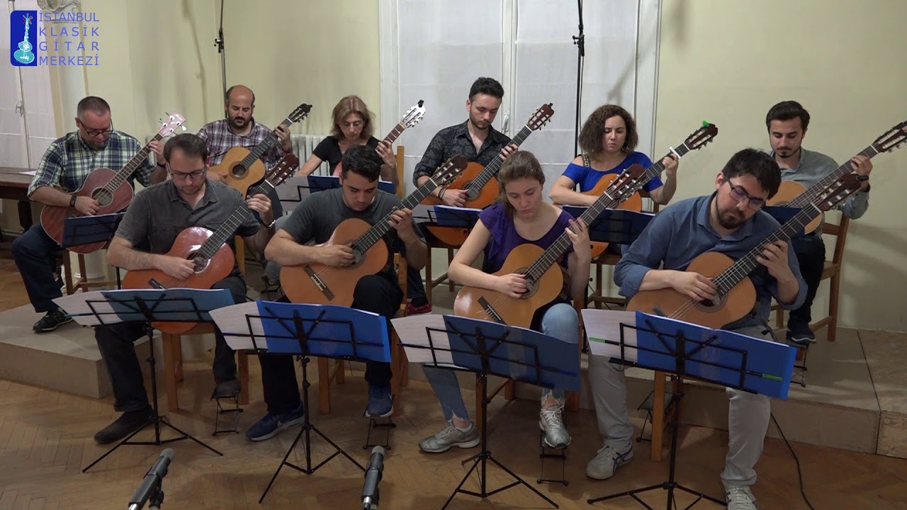 Fazıl Say - Sevenlere Dair Ballad Op. 12 No. 3 - Istanbul Classical Guitar Orchestra