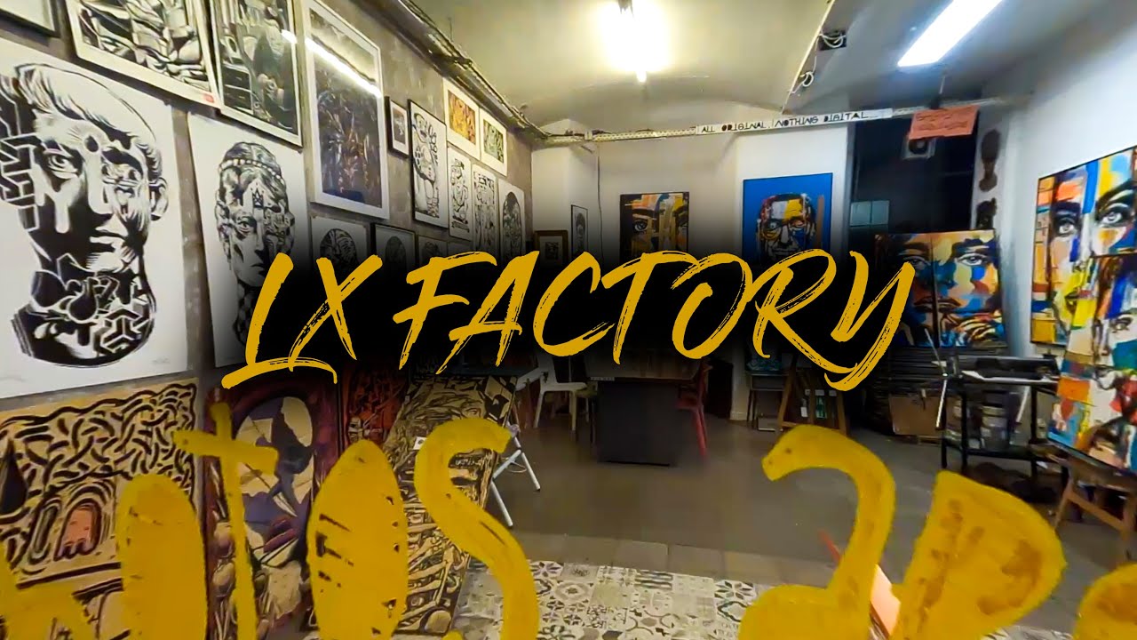 The artists' LX FACTORY of Lisbon, Portugal