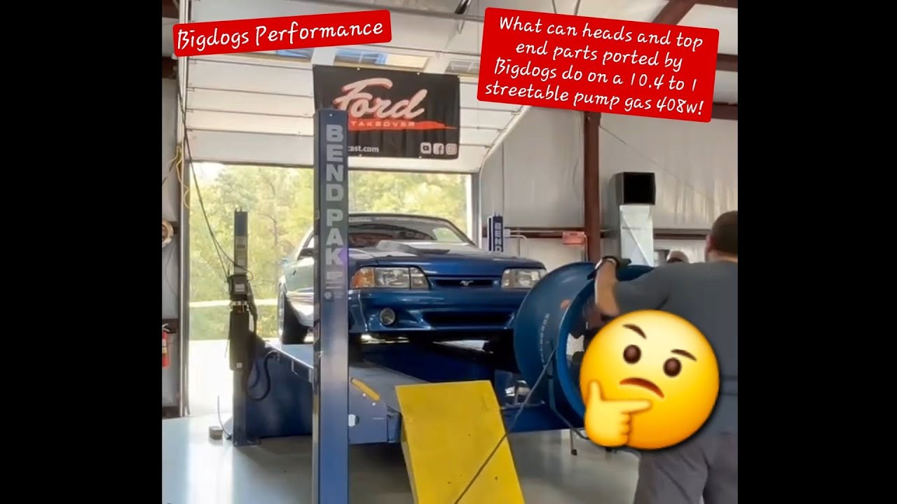 SBF 408w работает на перенесенных на Bigdogs деталях с цифрами на динамометре!🤔