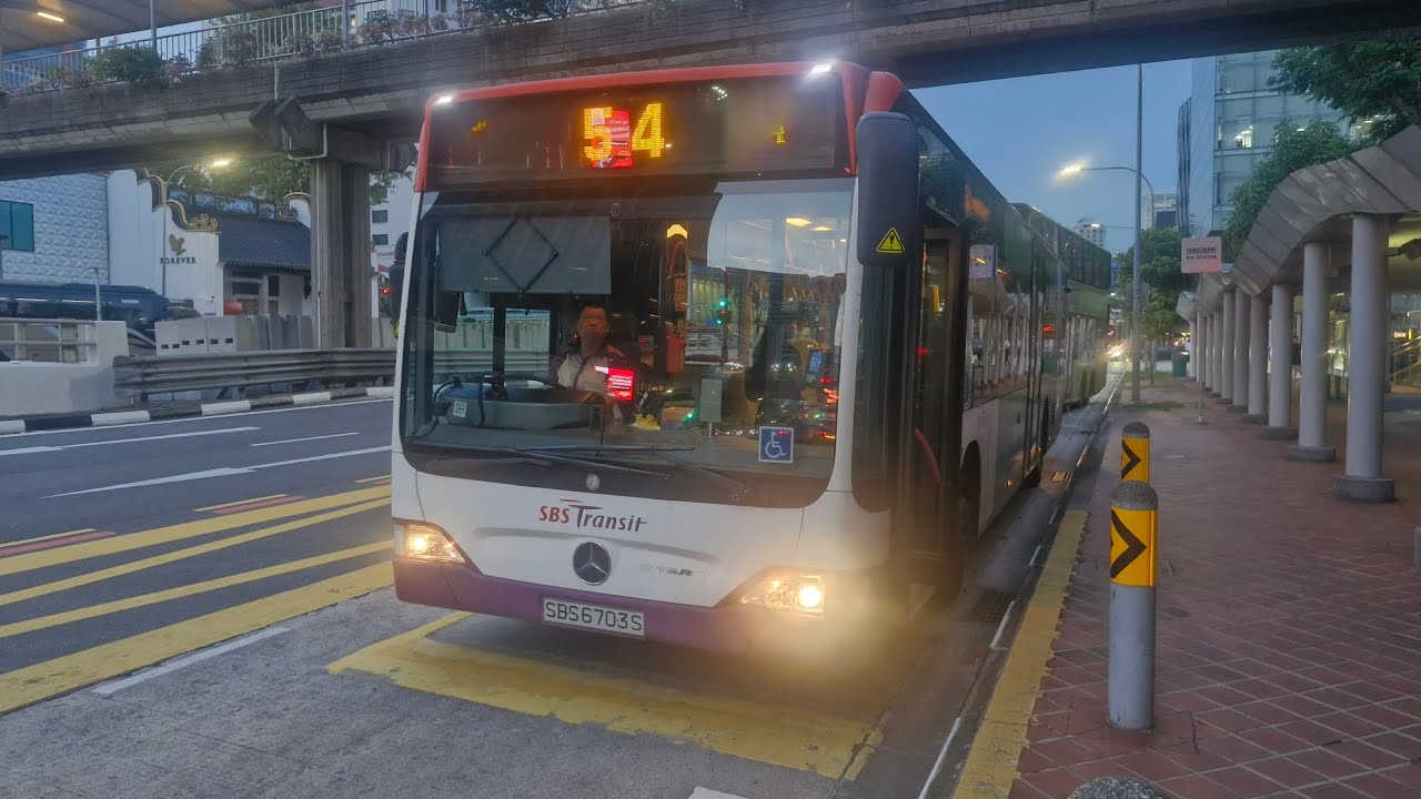 SBS Transit Bus Service 54 Mercedes-Benz O530 Citaro Batch 2 SBS6703S 