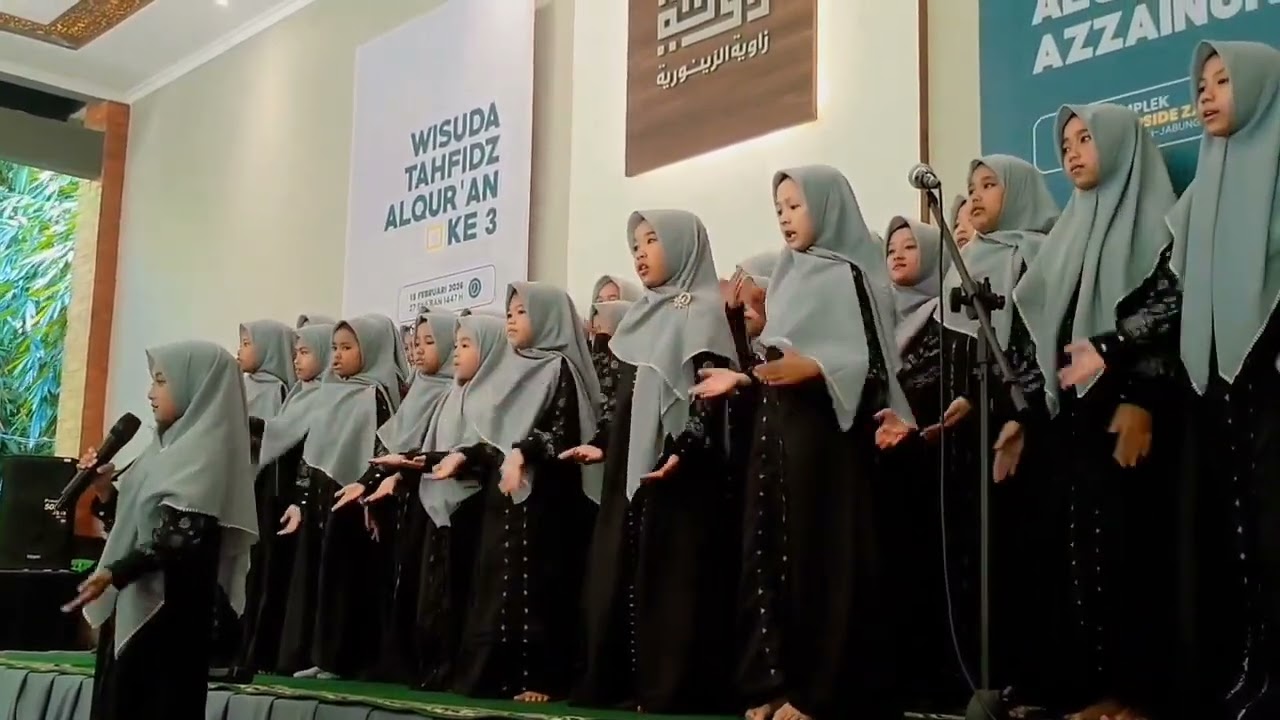 Wisuda Tahfidz Zawiya Azzainuriyah yang ke 3