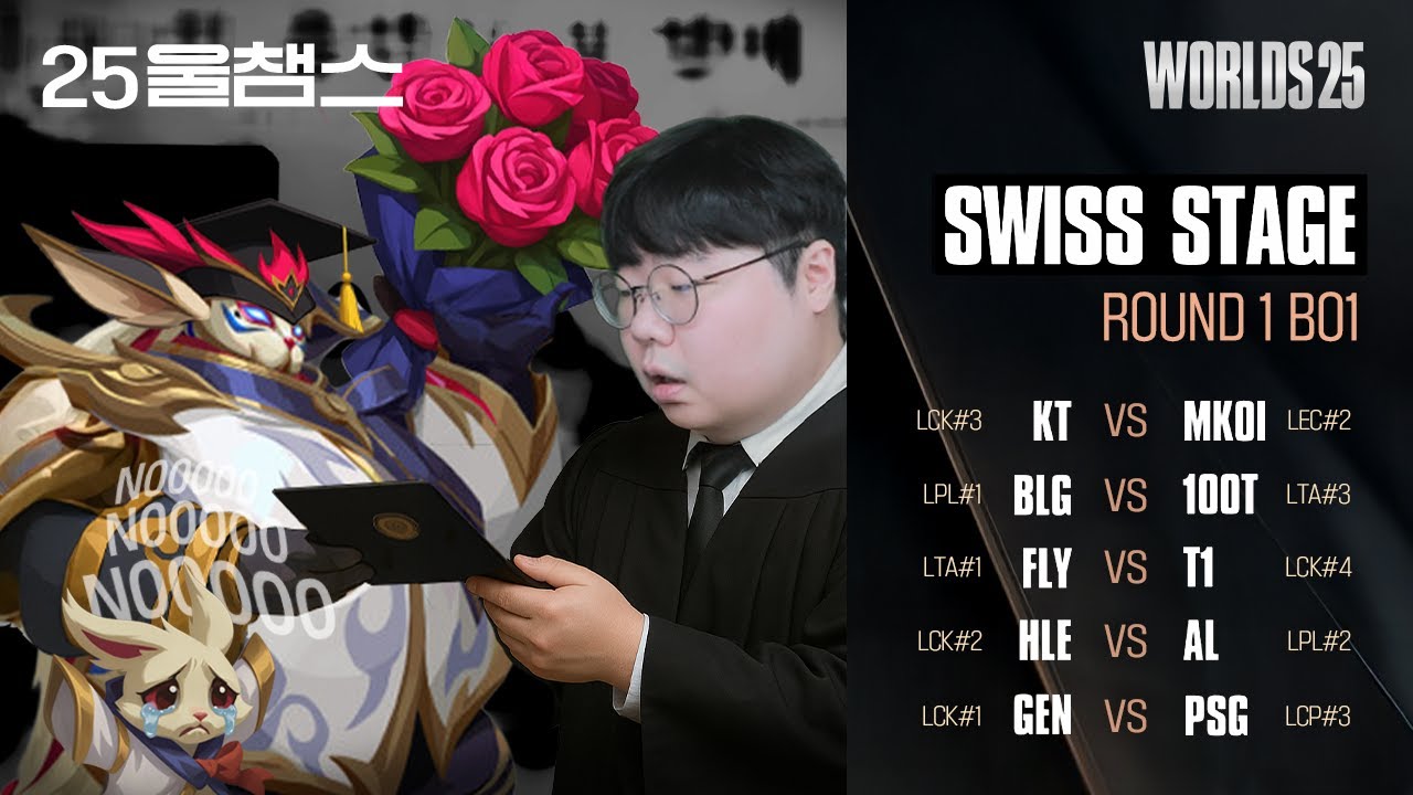 하루 만에 졸업🎓 | SWISS Day1│2025 Worlds | 울챔스 하이라이트