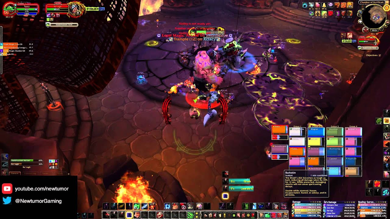 Ko'ragh - Highmaul Normal - Druid Tank POV