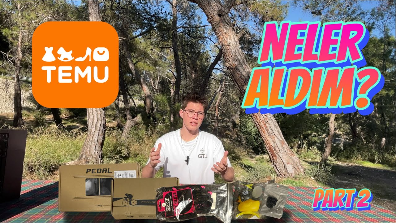 TEMU'DAN ALDIĞIM ÇOK UCUZ BİSİKLET MALZEMELERİ (PART 2) - KUTU AÇILIŞI - İNCELEME - #reklam #temu