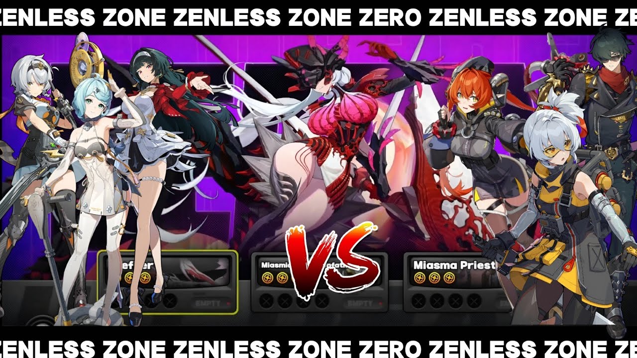 The Defiler Boss Fight! Sanby+Seed+Astra vs Orphie+Soldier 11+Lighter (Test) Zenless Zone Zero 2.2.4