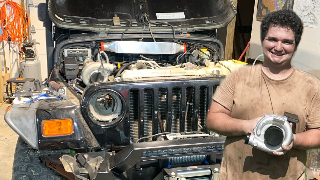 Budget Turbo Jeep TJ  4.0 Build - Custom Hot Side Fabrication!
