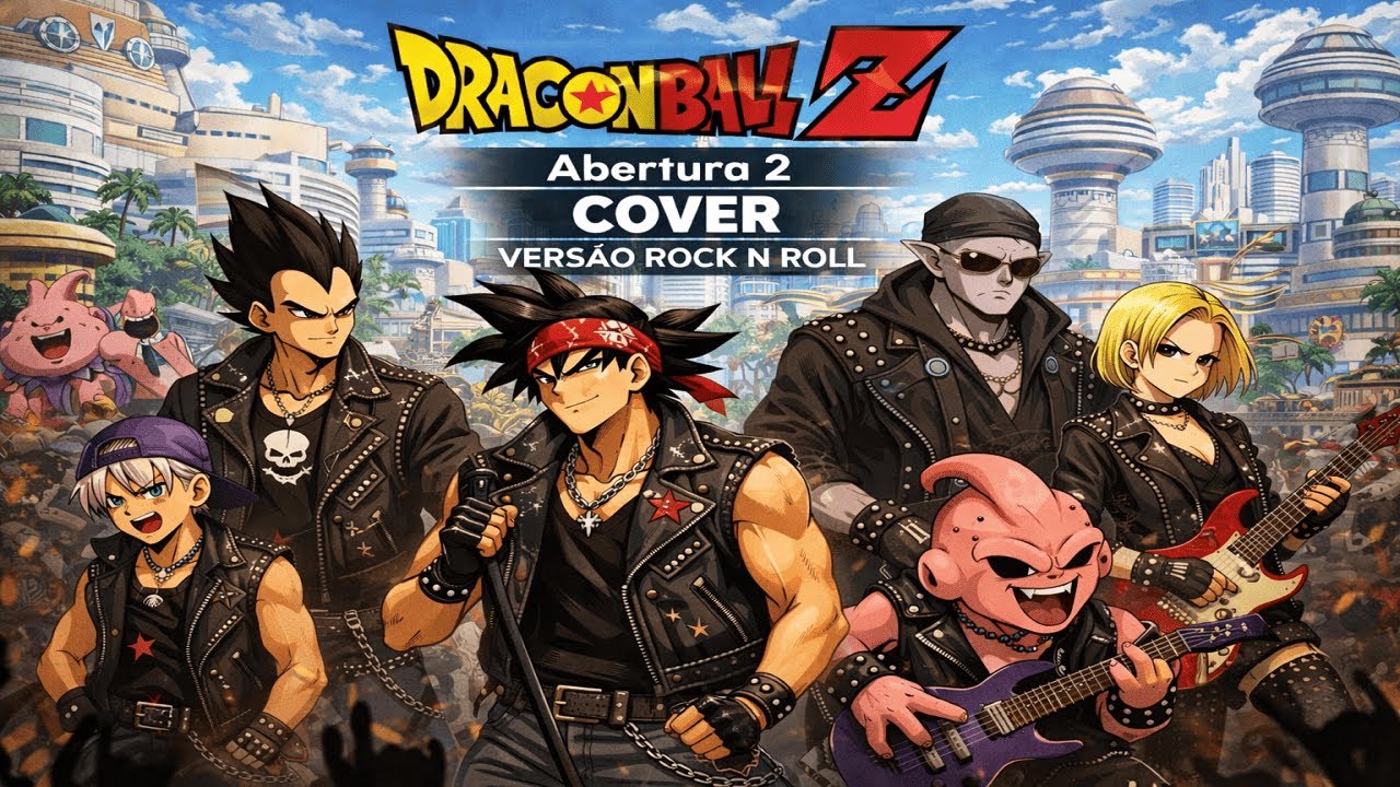 Dragon Ball Z – Temos a Força (We Gotta Power) [Abertura 2] | Cover Rock n Roll | Nostalgia Pesada