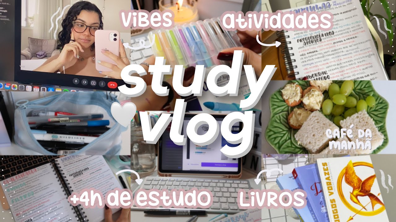 study vlog produtivo | uma manhã *inteira* de estudos comigo🧃✨ 5am-12pm