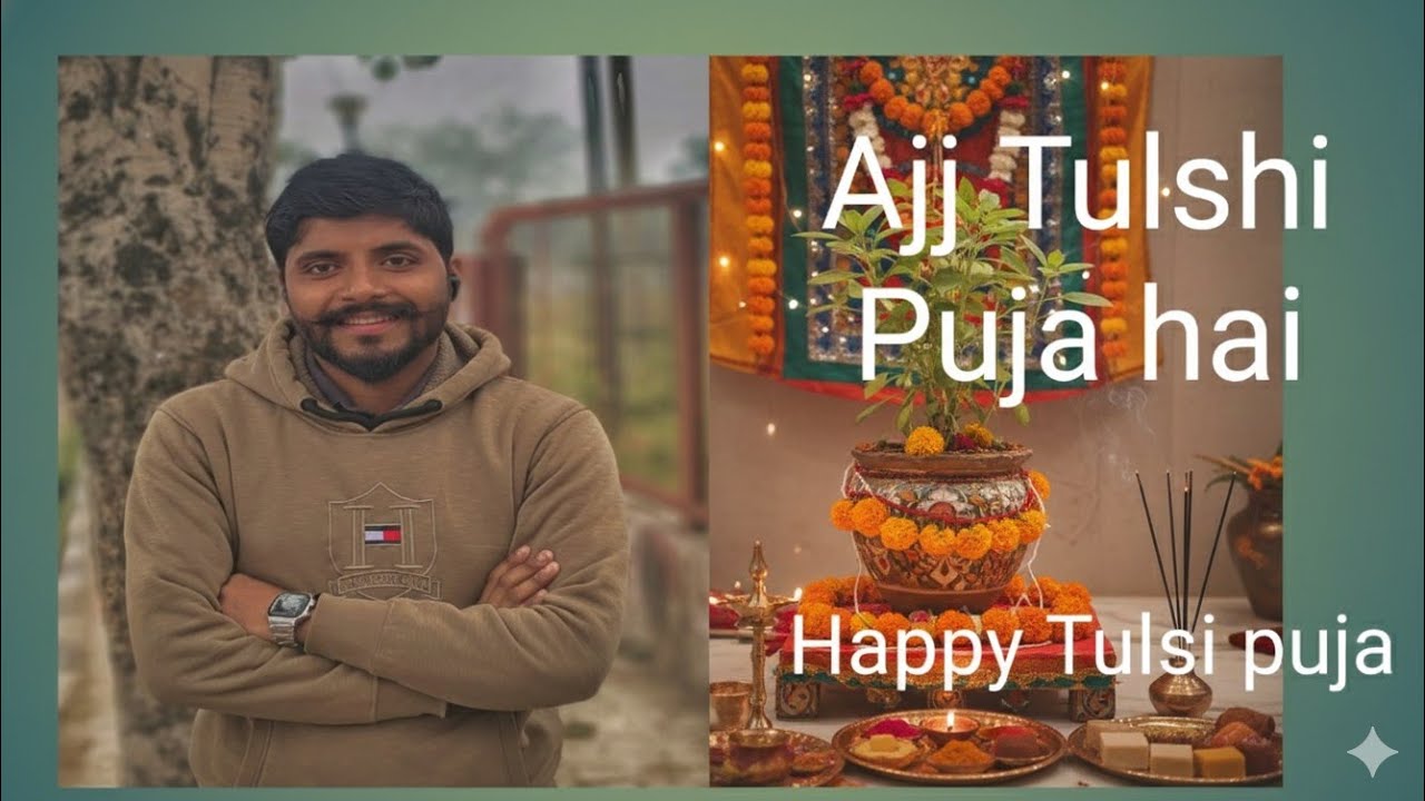 Happy Tulshi Puja || @TheHiddenAbhi @Vlog