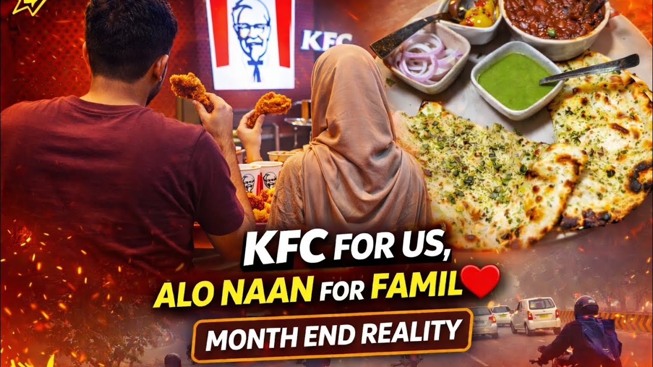 KFC Khaya Hum Ne 😋 | Ghar Walon Ke Liye Aloo Naan 💔 | Month End Reality l 