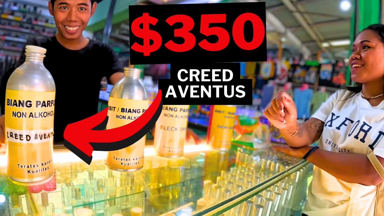 $3 Luxury Perfume in Jakarta's Local Market 🇮🇩 | Indonesia Vlog