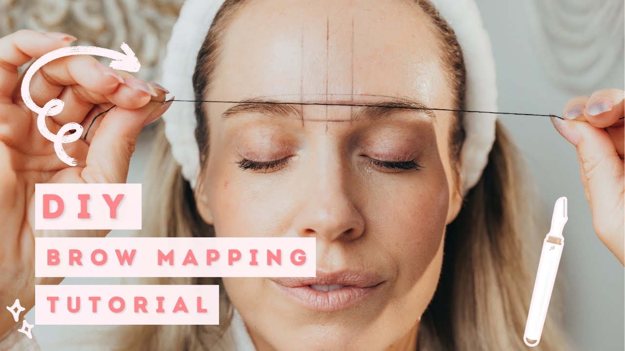 Brow Mapping Tutorial, Get Perfectly Shaped Brows From Home, DIY Brow Shaping