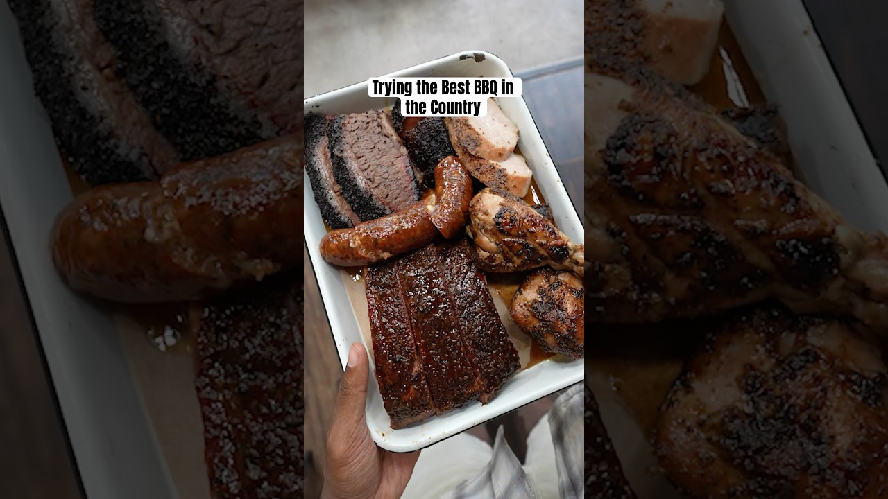 Пробуем лучшее барбекю в Техасе! #texasbbq #foodie #barbeque #bbq