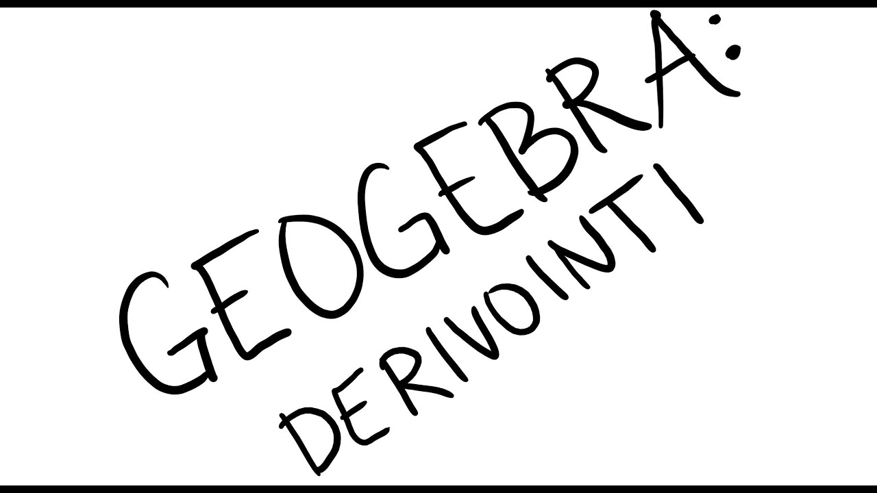 Derivointi geogebralla