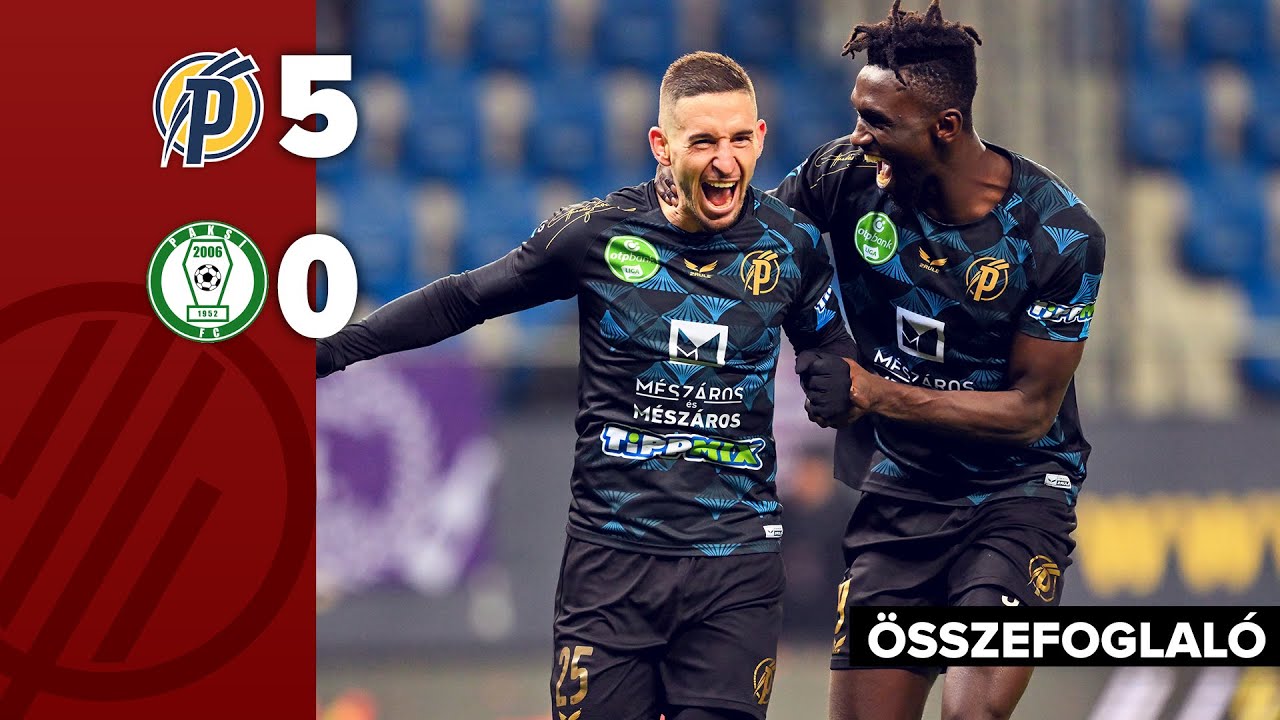 NB I: Puskás Akadémia–Paks 5–0 | összefoglaló