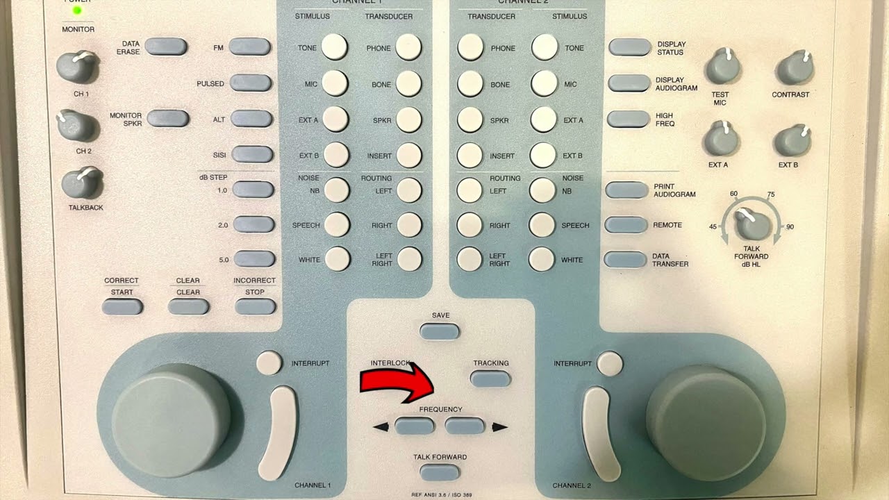 GSI 61 part 1   how to use audiometer