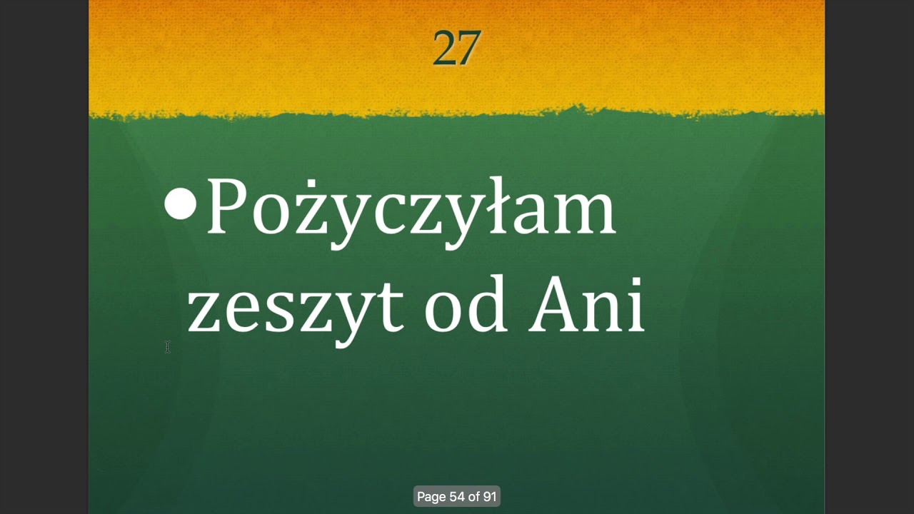 PERFEKT z czasownikami nieregularnymi