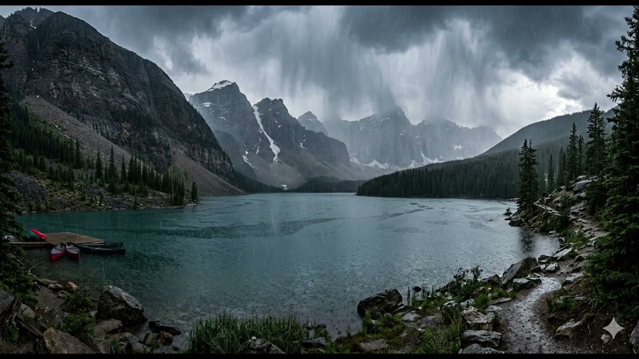 Gentle Rainfall Fall Sound - Relax, Meditate, Sleep